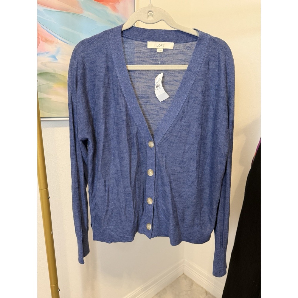 Loft Sonoma Women's Cardigan Size Large Button Up NWT